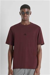 ΑΝΔΡΙΚΟ T-SHIRT ΜΕ ΑΝΑΓΛΥΦΟ LOGO PRINT RELAXED FIT - KS02549FA100258 ΜΠΟΡΝΤΟ ANTONY MORATO