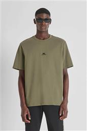 ΑΝΔΡΙΚΟ T-SHIRT ΜΕ ΑΝΑΓΛΥΦΟ LOGO PRINT RELAXED FIT - KS02549FA100258 ΛΑΔΙ ANTONY MORATO