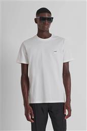 ΑΝΔΡΙΚΟ T-SHIRT ΜΕ ΑΝΑΓΛΥΦΟ LOGO PRINT ΣΤΟ ΣΤΗΘΟΣ REGULAR FIT - KS02579FA100258 ΕΚΡΟΥ ANTONY MORATO