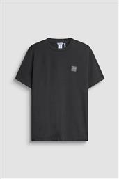 ΑΝΔΡΙΚΟ T-SHIRT ΜΕ ΑΝΑΓΛΥΦΟ LOGO PRINT ΣΤΟ ΣΤΗΘΟΣ REGULAR FIT - KS02579FA100258 ΜΑΥΡΟ ANTONY MORATO