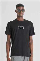 ΑΝΔΡΙΚΟ T-SHIRT ΜΕ LETTER LOGO PRINT REGULAR FIT - KS02575FA100240 ΜΑΥΡΟ ANTONY MORATO