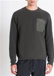 MMSW01455YA100064 MIN OF 6 SWEATER RELAXED FIT IN COTTON YARN WITH CHEST POCKET ΠΛΕΚΤΟ ΑΝΔΡΙΚΟ ANTONY MORATO