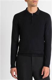 MMSW01486YA500002 MIN OF 6 SWEATER SLIM FIT IN STRETCH VISCOSE BLEND YARN ΠΛΕΚΤΟ ΑΝΔΡΙΚΟ ANTONY MORATO