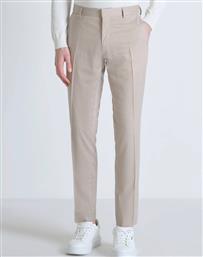 MMTS00018FA650356 MIN OF 4 TROUSERS BONNIE SLIM FIT IN STRETCH VISCOSE BLEND FABRIC MICRO PATTERN ΠΑΝΤΕΛΟΝΙ ΑΝΔΡΙΚΟ ANTONY MORATO από το SHOPPING HOUSE