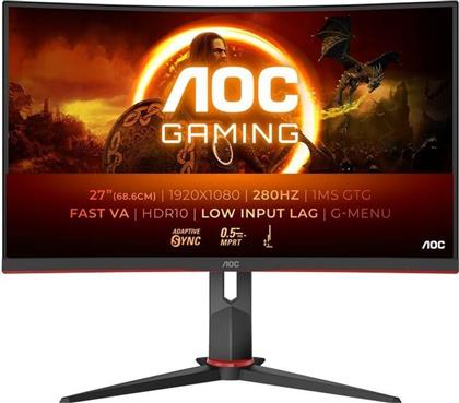 GAMING C27G2Z3/BK GAMING MONITOR 27 FHD VA CURVED 280HZ 1MS AOC