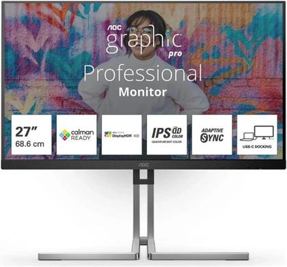 U3 SERIES Q27U3CV 27 IPS FLAT 75 HZ 14 MS AOC