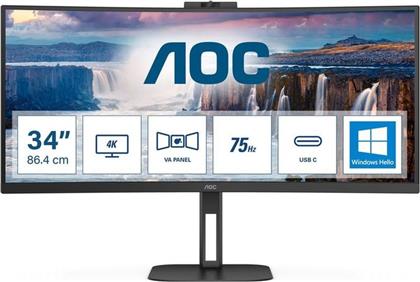 V5 CU34V5CW/BK MONITOR 34 QHD VA CURVED 100HZ 1MS AOC