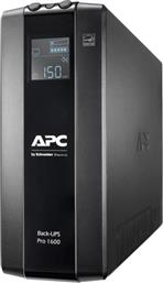 UPS BR1600MI LINE-INTERACTIVE 1600VA 960W ΜΕ 8 AC OUTLETS ΜΑΥΡΟ APC