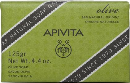 NATURAL SOAP WITH OLIVE ΕΝΥΔΑΤΙΚΟ ΦΥΤΙΚΟ ΠΡΑΣΙΝΟ ΣΑΠΟΥΝΙ ΜΕ ΕΛΑΙΟΛΑΔΟ 125G APIVITA