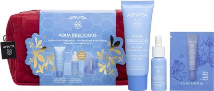 PROMO AQUA BEELICIOUS OIL-FREE HYDRATING LIGHT TEXTURE GEL-CREAM 40ML & REFRESHING HYDRATING FACE BOOSTER 10ML & ΔΩΡΟ COOLING HYDRATING EYE GEL 1,5ML & ΝΕΣΕΣΕΡ 1 ΤΕΜΑΧΙΟ APIVITA από το PHARM24