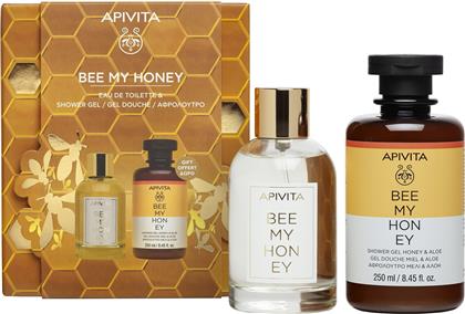 PROMO BEE MY HONEY EAU DE TOILETTE 100ML & ΔΩΡΟ SHOWER GEL WITH HONEY & ALOE 250ML APIVITA