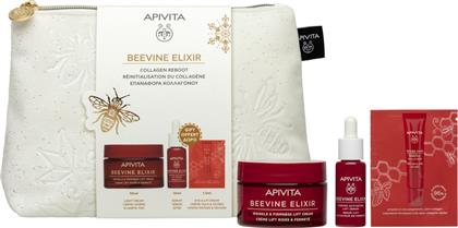 PROMO BEEVINE ELIXIR WRINKLE & FIRMNESS LIFT CREAM LIGHT TEXTURE 50ML & ΔΩΡΟ FIRMING ACTIVATING LIFT SERUM 10ML & WRINKLE LIFT EYE & LIP CREAM 1,5ML & ΔΩΡΟ ΝΕΣΕΣΕΡ 1 ΤΕΜΑΧΙΟ APIVITA