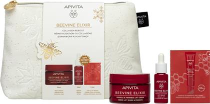PROMO BEEVINE ELIXIR WRINKLE & FIRMNESS LIFT CREAM RICH TEXTURE 10ML & ΔΩΡΟ FIRMING ACTIVATING LIFT SERUM 10ML & WRINKLE LIFT EYE & LIP CREAM 1,5ML & ΔΩΡΟ ΝΕΣΕΣΕΡ 1 ΤΕΜΑΧΙΟ APIVITA
