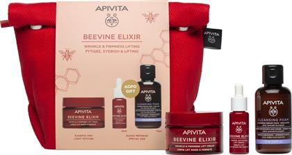 PROMO BEEVINE ELIXIR WRINKLE & FIRMNESS LIFT LIGHT TEXTURE CREAM 50ML & ΔΩΡΟ FIRMING ACTIVATING LIFT SERUM 10ML & ΔΩΡΟ CLEANSING CREAMY FOAM FOR FACE & EYES 75ML & ΔΩΡΟ ΝΕΣΕΣΕΡ 1 ΤΕΜΑΧΙΟ APIVITA