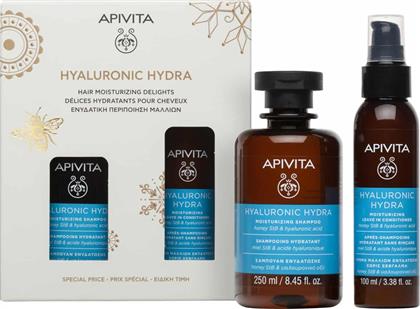 PROMO HYALURONIC HYDRA MOISTURIZING SHAMPOO WITH HYALURONIC ACID & HONEY STB 250ML & LEAVE IN CONDITIONER WITH HYALURONIC ACID & HONEY STB 100ML APIVITA