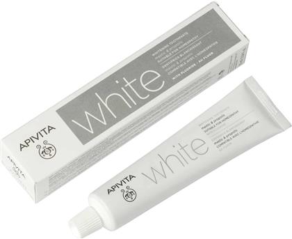 WHITENING TOOTHPASTE SUITABLE FOR HOMEOPATHY ΛΕΥΚΑΝΤΙΚΗ ΟΔΟΝΤΟΚΡΕΜΑ ΜΕ ΜΑΣΤΙΧΑ & ΠΡΟΠΟΛΗ ΚΑΤΑΛΛΗΛΗ ΓΙΑ ΟΜΟΙΟΠΑΘΗΤΙΚΗ 75ML APIVITA