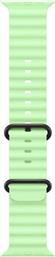 49MM NEON GREEN OCEAN BAND - BLACK TITANIUM FINISH ΛΟΥΡΑΚΙ SMARTWATCH APPLE
