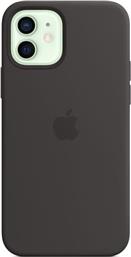 IPHONE 12 /12 PRO SILICONE COVER WITH MAGSAFE BLACK ΘΗΚΗ ΚΙΝΗΤΟΥ APPLE