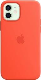 IPHONE 12/12 PRO SILICONE COVER WITH MAGSAFE ELECTRIC ORANGE ΘΗΚΗ ΚΙΝΗΤΟΥ APPLE