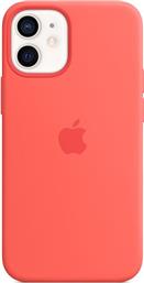 IPHONE 12 MINI SILICONE COVER WITH MAGSAFE PINK CITRUS APPLE