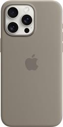 IPHONE 15 PRO MAX SILICONE CASE WITH MAGSAFE CLAY ΘΗΚΗ ΚΙΝΗΤΟΥ APPLE