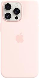 IPHONE 15 PRO MAX SILICONE CASE WITH MAGSAFE LIGHT PINK ΘΗΚΗ ΚΙΝΗΤΟΥ APPLE