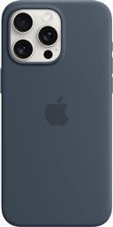 IPHONE 15 PRO MAX SILICONE CASE WITH MAGSAFE STORM BLUE ΘΗΚΗ ΚΙΝΗΤΟΥ APPLE