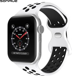 ΛΟΥΡΑΚΙ ΣΙΛΙΚΟΝΗΣ ΓΙΑ WATCH 41MM - ΛΕΥΚΟ / ΜΑΥΡΟ APPLE