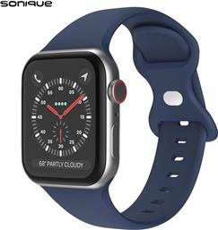 ΛΟΥΡΑΚΙ ΣΙΛΙΚΟΝΗΣ ΓΙΑ WATCH 41MM - ΣΚΟΥΡΟ ΜΠΛΕ APPLE