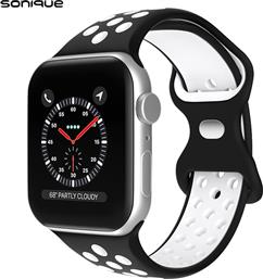 ΛΟΥΡΑΚΙ ΣΙΛΙΚΟΝΗΣ ΓΙΑ WATCH 49MM - ΜΑΥΡΟ / ΛΕΥΚΟ APPLE