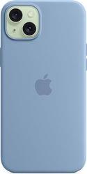 SILICONE CASE WITH MAGSAFE FOR IPHONE 15 PLUS WINTER BLUE MT193 APPLE