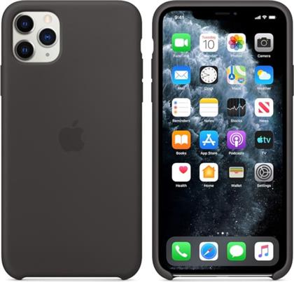 ΘΗΚΗ IPHONE 11 PRO MAX - SILICONE CASE - BLACK APPLE