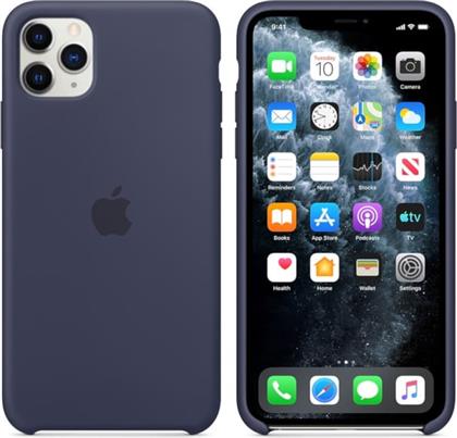 ΘΗΚΗ IPHONE 11 PRO MAX - SILICONE CASE - MIDNIGHT BLUE APPLE