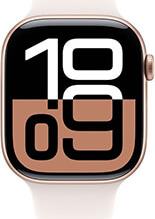 WATCH 10 GPS ROSE GOLD MWWT3 46MM LIGHT BLUSH SPORT BAND S/M APPLE από το e-SHOP