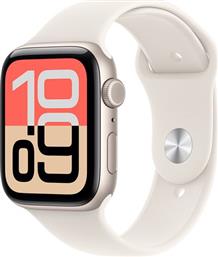 WATCH SE 3 GPS 44MM STARLIGHT ALUMINIUM CASE STARLIGHT ΜΕ SPORT BAND S/M SMARTWATCH APPLE