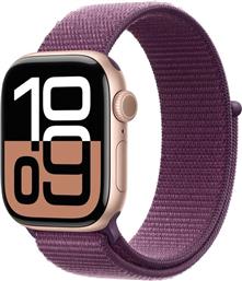 WATCH SERIES 10 GPS 42MM ROSE GOLD ALUMINIUM CASE WITH PLUM SPORT LOOP APPLE