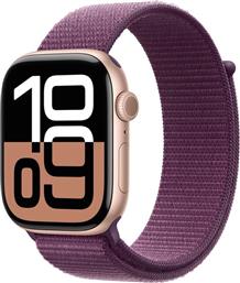 WATCH SERIES 10 GPS 46MM ROSE GOLD ALUMINIUM CASE WITH PLUM SPORT LOOP APPLE