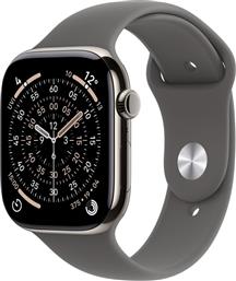 WATCH SERIES 11 GPS + CELLULAR 42MM NATURAL TITANIUM CASE WITH STONE GREY SPORT BAND - M/L APPLE