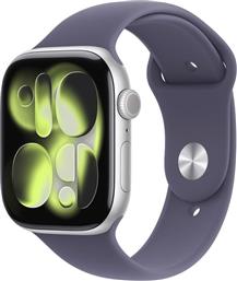 WATCH SERIES 11 GPS + CELLULAR 42MM SILVER ALUMINUM CASE WITH PURPLE FOG SPORT BAND - M/L APPLE