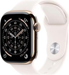 WATCH SERIES 11 GPS + CELLULAR 46MM GOLD TITANIUM CASE ΜΕ LIGHT BLUSH SPORT BAND - S/M SMARTWATCH APPLE