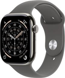 WATCH SERIES 11 GPS + CELLULAR 46MM NATURAL TITANIUM CASE WITH STONE GREY SPORT BAND - S/M APPLE