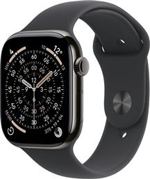 WATCH SERIES 11 GPS + CELLULAR 46MM SLATE TITANIUM CASE WITH BLACK SPORT BAND - S/M APPLE