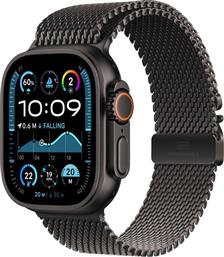 WATCH ULTRA 2 GPS + CELLULAR 49MM BLACK TITANIUM CASE WITH BLACK TITANIUM MILANESE LOOP - L APPLE