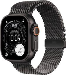 WATCH ULTRA 3 GPS + CELLULAR 49MM BLACK TITANIUM CASE ΜΕ BLACK TITANIUM MILANESE LOOP - SMALL SMARTWATCH APPLE