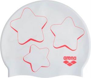 ΣΚΟΥΦΑΚΙ PRINT JR POOL CAP STAR GRAPHIC ΛΕΥΚΟ ARENA από το PLUS4U