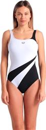 WOMEN'S SWIMSUIT LILIANA U BACK 008125-510 ΛΕΥΚΟ-ΜΑΥΡΟ ARENA