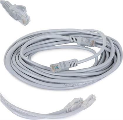 ΚΑΛΩΔΙΟ CAT.5E RJ45 U/UTP 10M ΓΚΡΙ ARIA TRADE