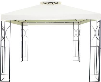 ΚΙΟΣΚΙ GAZEBO ΜΕΤΑΛΛΙΚΟ 3X3M - ΛΕΥΚΟ ARIA TRADE