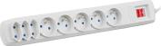ARC8 1.5M 5X FRENCH OUTLETS 3X EUROPLUG OUTLETS SURGE PROTECTOR ΜΕ ΔΙΑΚΟΠΤΗ GREY ARMAC