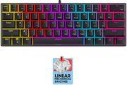 61-KEYS WIRED MECH KEYBOARD RED.SW. MKA-1C CORE LINEAR BLACK MKA-1C-CORE-LB ARMAGGEDDON